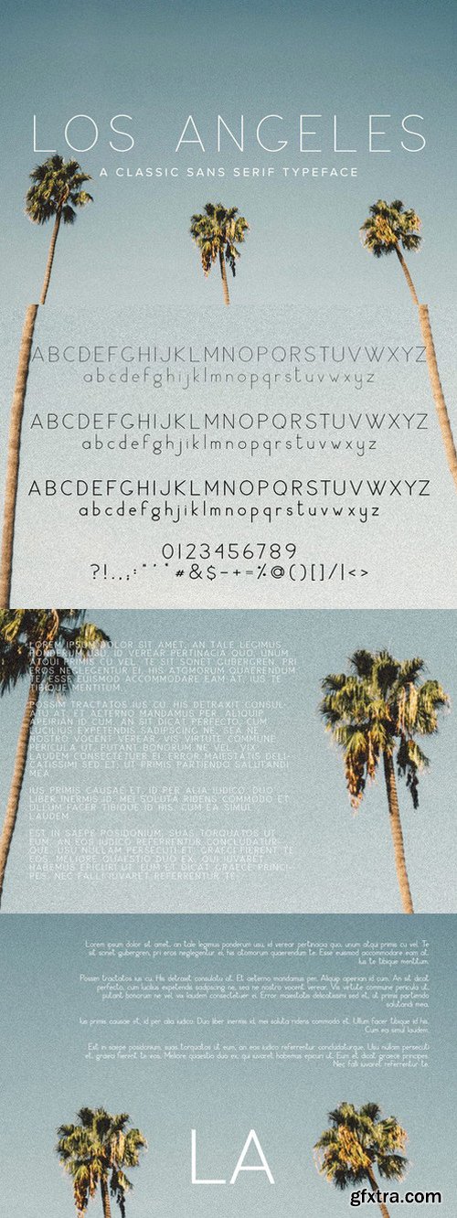 CM - Los Angeles | Multi-Weight Typeface 906699