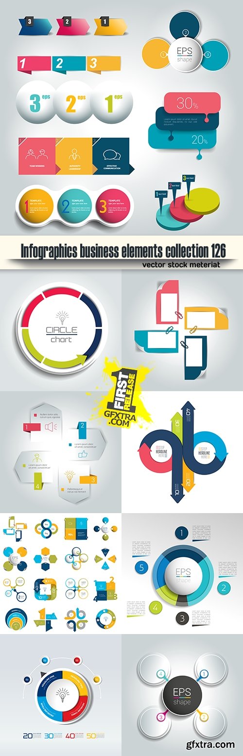 Infographics design elements collection 127