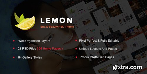 ThemeForest - Lemon - Spa and Beauty PSD Template 15863525