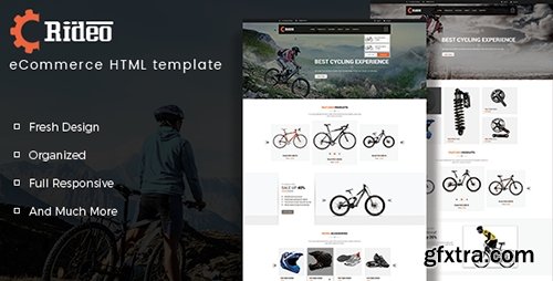 ThemeForest - Rideo v1.0 - Mountain Biking eCommerce Template - 17689785