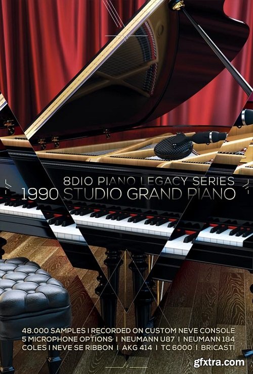 8Dio 1990 Studio Grand Piano KONTAKT