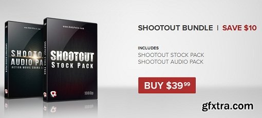 Shootout bundle - Stock Pack + Audio Pack