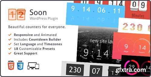 CodeCanyon - Soon Countdown Builder v1.8.1 - Responsive WordPress Plugin - 10201472