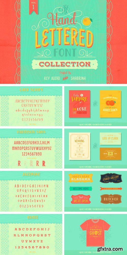 CM 741103 - Hand Lettered Font Collection Vol.1