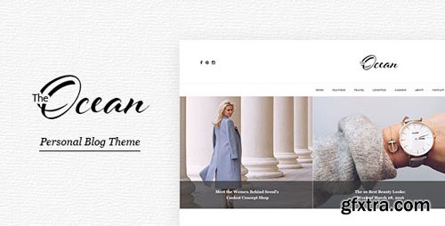 ThemeForest - Ocean - Personal Blog Template for Travelers and Dreamers 15702539