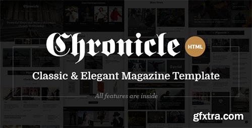ThemeForest - Chronicle v1.0.0 - Premium News and Magazine HTML5 Template - 15709247