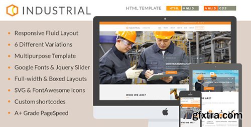 ThemeForest - Industrial v1.0.0 - Architects & Engineers HTML5 Template - 11063029