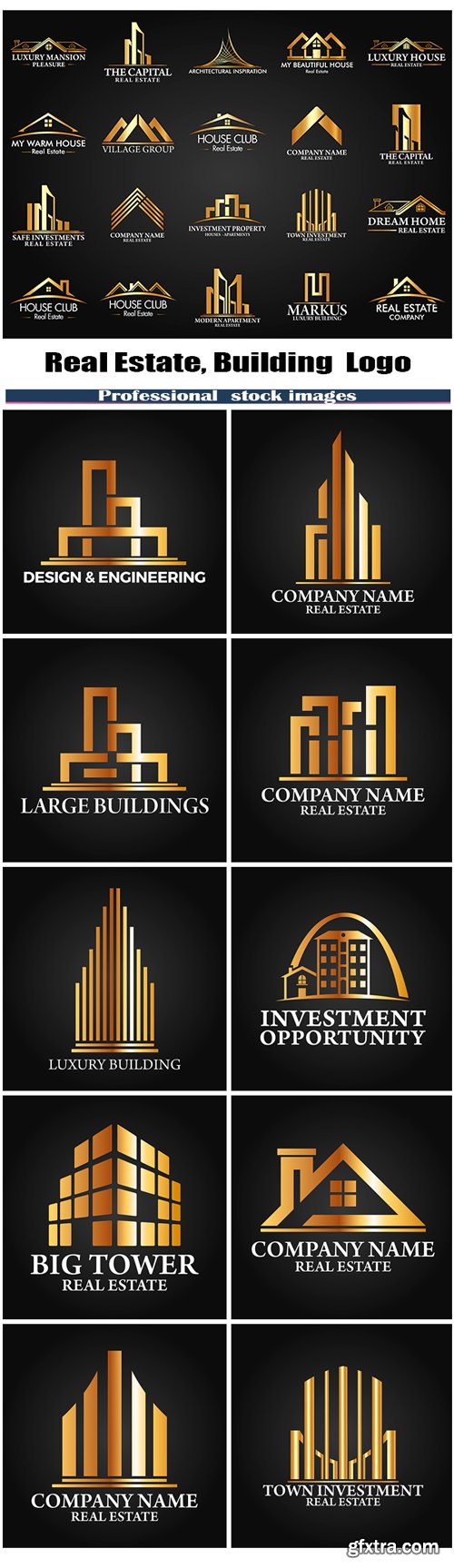 Real Estate, Building and Investment Logo #2