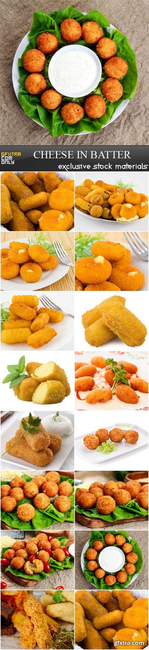 Cheese in batter, 15 UHQ JPEG