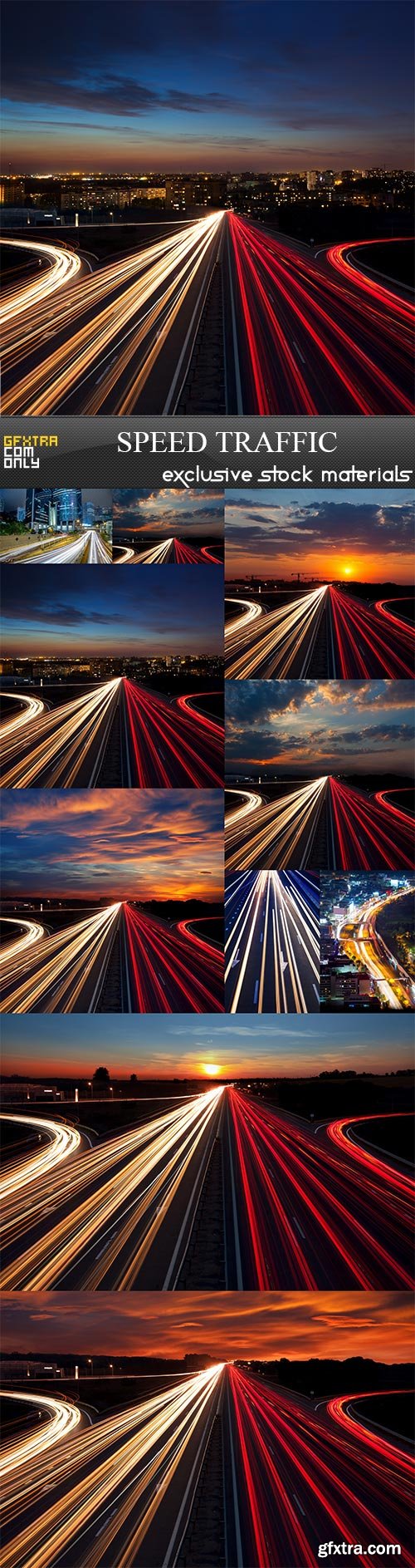 Speed Traffic, 10 x UHQ JPEG