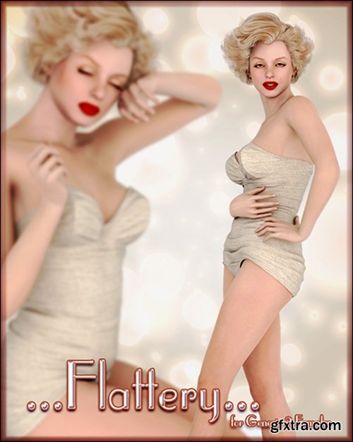 DAZ3D - Flattery For Genesis 2 Females by -dragonfly3d 105265
