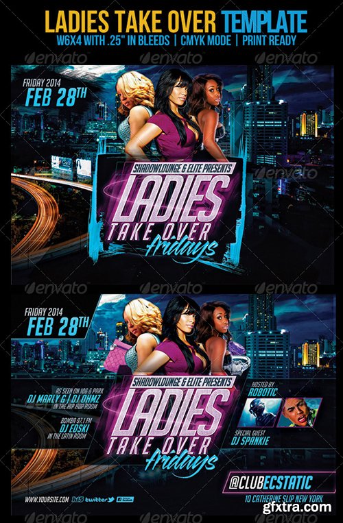 Graphicriver Ladies Take Over Flyer 6951885