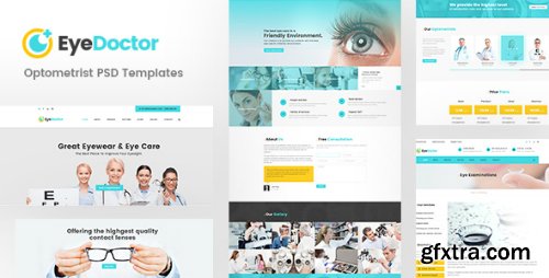 ThemeForest - EyeDoctor - Eye specialists, Optometrists, Orthoptists PSD Template 15945857