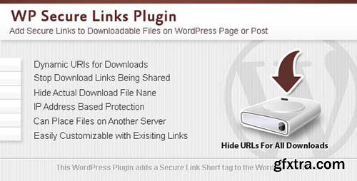 CodeCanyon - WP Secure Links v1.2 - WordPress Plugin - 4418678