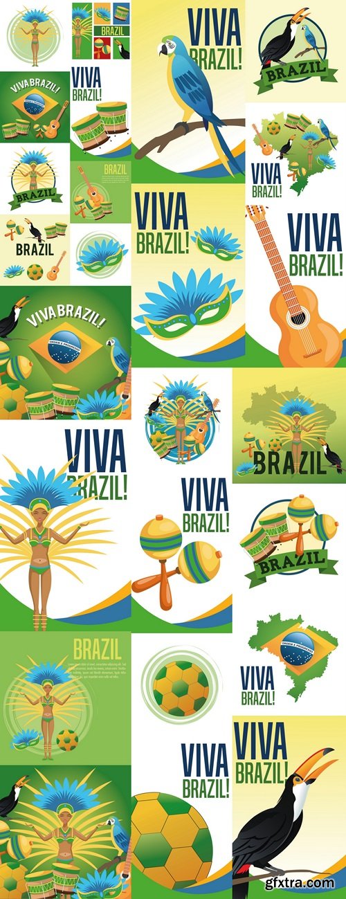 Brazil culture america and tourism theme