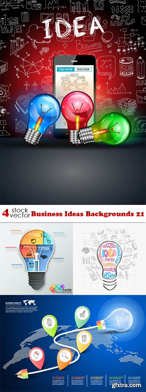 Vectors - Business Ideas Backgrounds 21