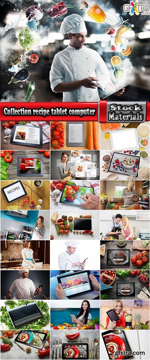 Collection recipe tablet computer a different dish 25 HQ Jpeg