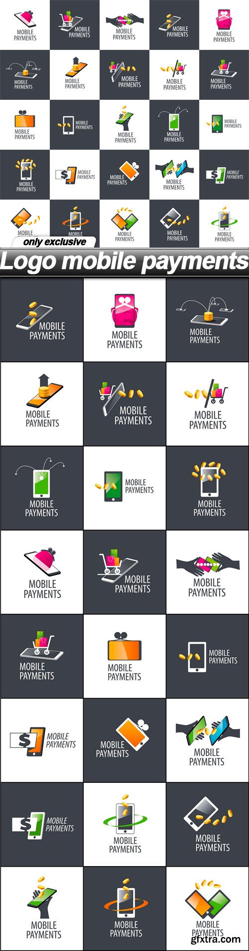 Logo mobile payments - 25 EPS