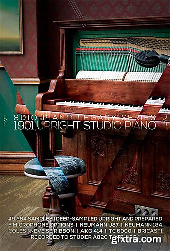 8Dio 1901 Upright Studio Piano KONTAKT