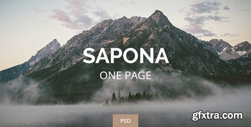 ThemeForest - Sapona - One Page PSD 10540276