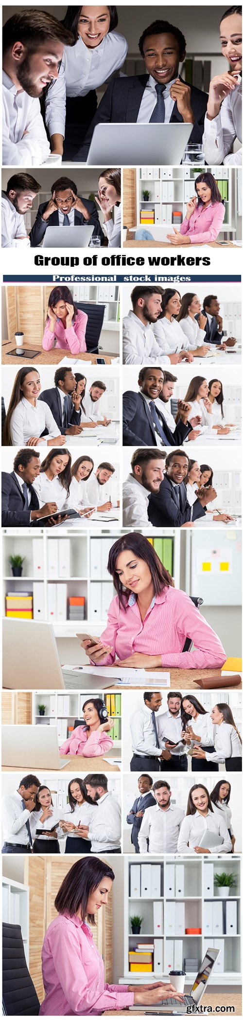 Group of office workers