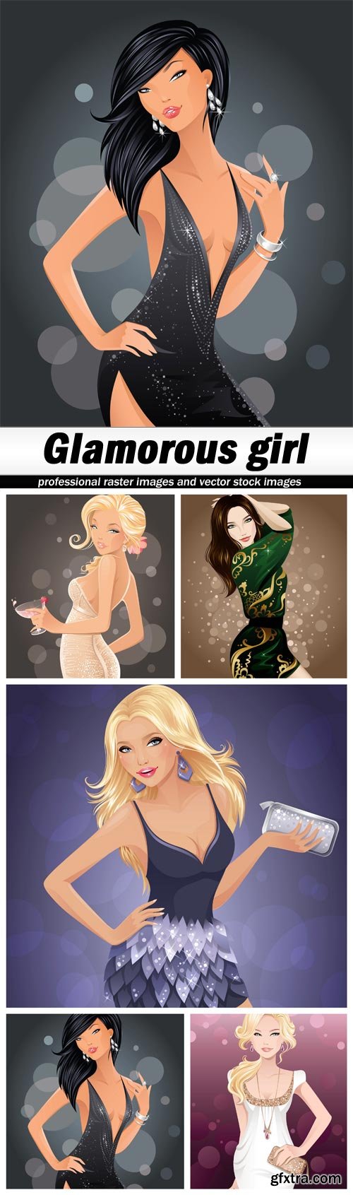 Glamorous girl - 5 EPS