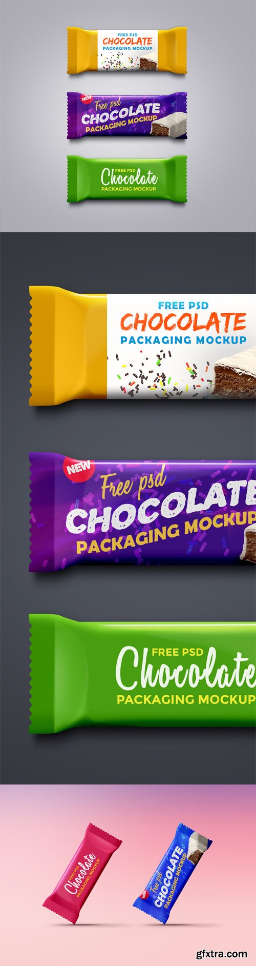 Chocolate Packaging Mockup Psd