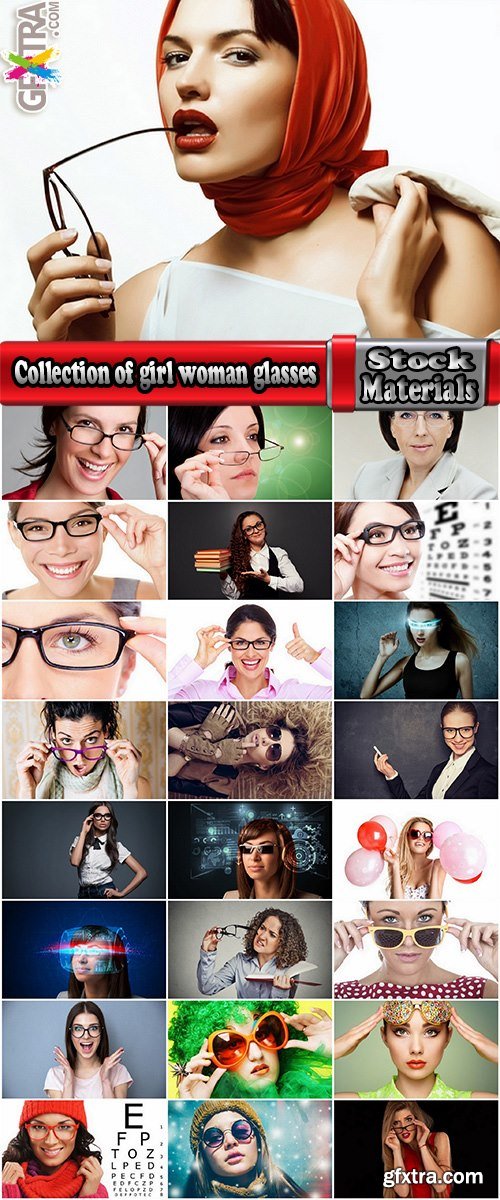Collection of girl woman glasses top model 25 HQ Jpeg