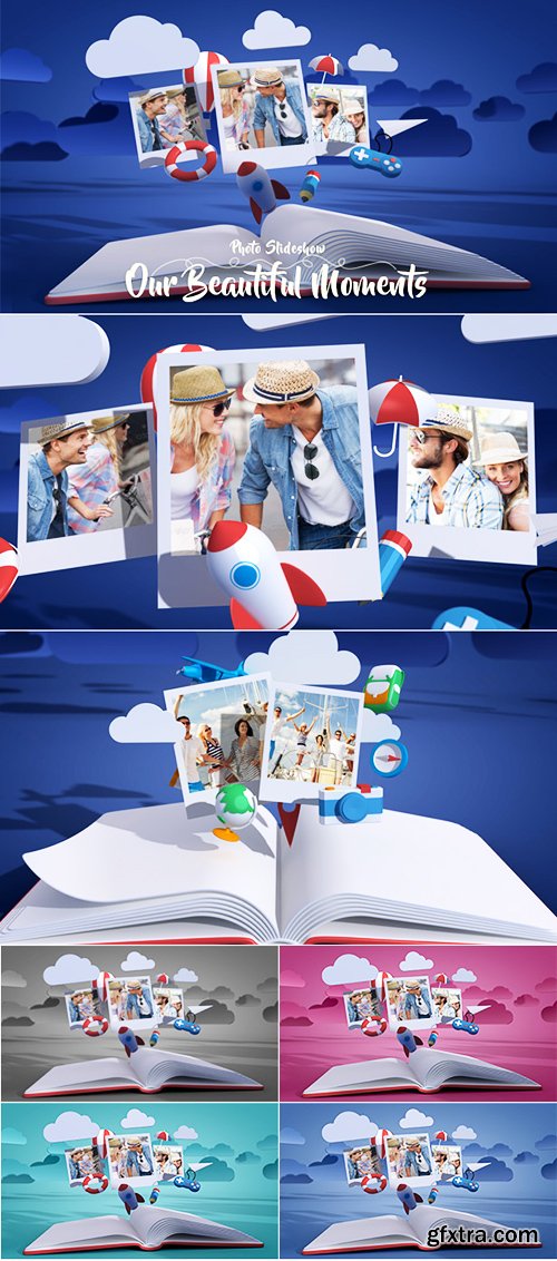 Videohive Photo Gallery Slideshow Our Beautiful Moments 17673453