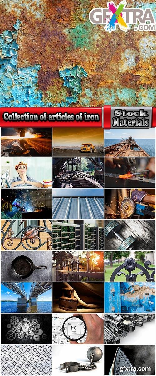 Collection of articles of iron metal tin watering iron steel 25 HQ Jpeg