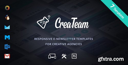 ThemeForest - CreaTeam v1.0.0 - Multipurpose Creative Agency E-newsletter + Builder Access - 16152378