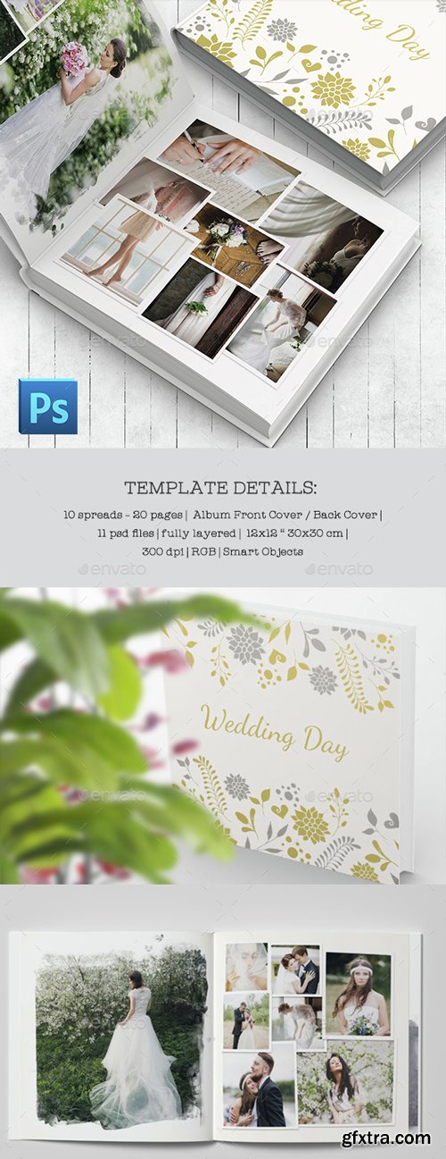 GraphicRiver - Wedding Photobook Template - 14911105