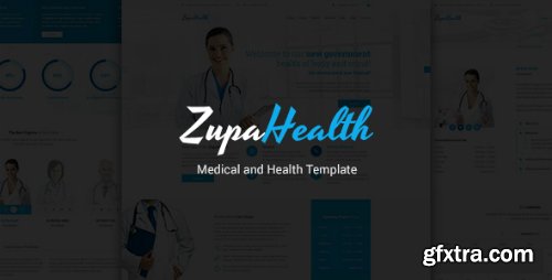 ThemeForest - ZupaHealth – Medical and Health PSD Template 14220320
