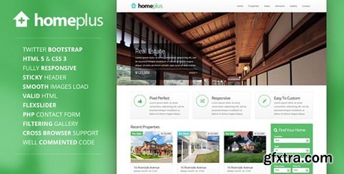 ThemeForest - Homeplus v1.0 - Responsive Real Estate Template - 6132274