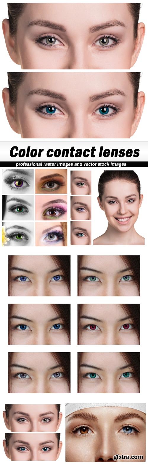 Color contact lenses - 5 UHQ JPEG