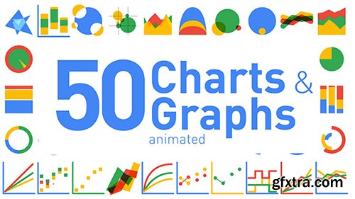 Videohive 50 Animated Charts & Graphs 17600903