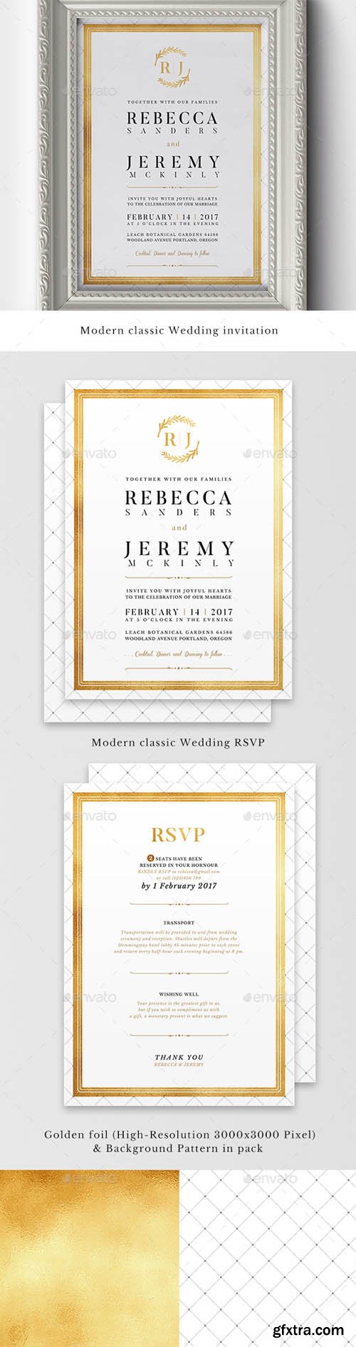 GR - Modern Classic Wedding Invitations 17115774