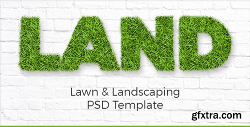 ThemeForest - Land - Lawn & Landscaping PSD Template 16268221