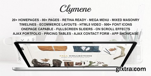 ThemeForest - Clymene v1.3 - Multipurpose HTML5 Template - 9670493
