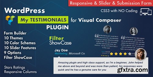 CodeCanyon - Testimonials Showcase for Visual Composer Plugin v3.4 - 7854406
