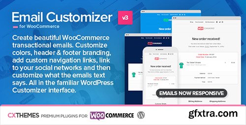 CodeCanyon - Email Customizer for WooCommerce v3.02 - 8654473
