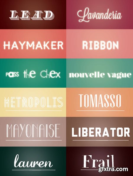 12 Beautiful Fonts