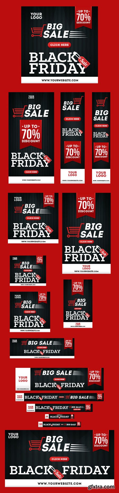 18 Useful Black Friday Offer Vector Banners