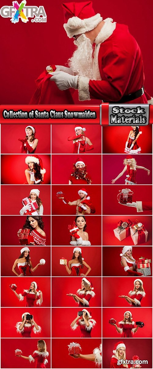Collection of Santa Claus Snowmaiden surprise gift new year christmas 25 HQ Jpeg