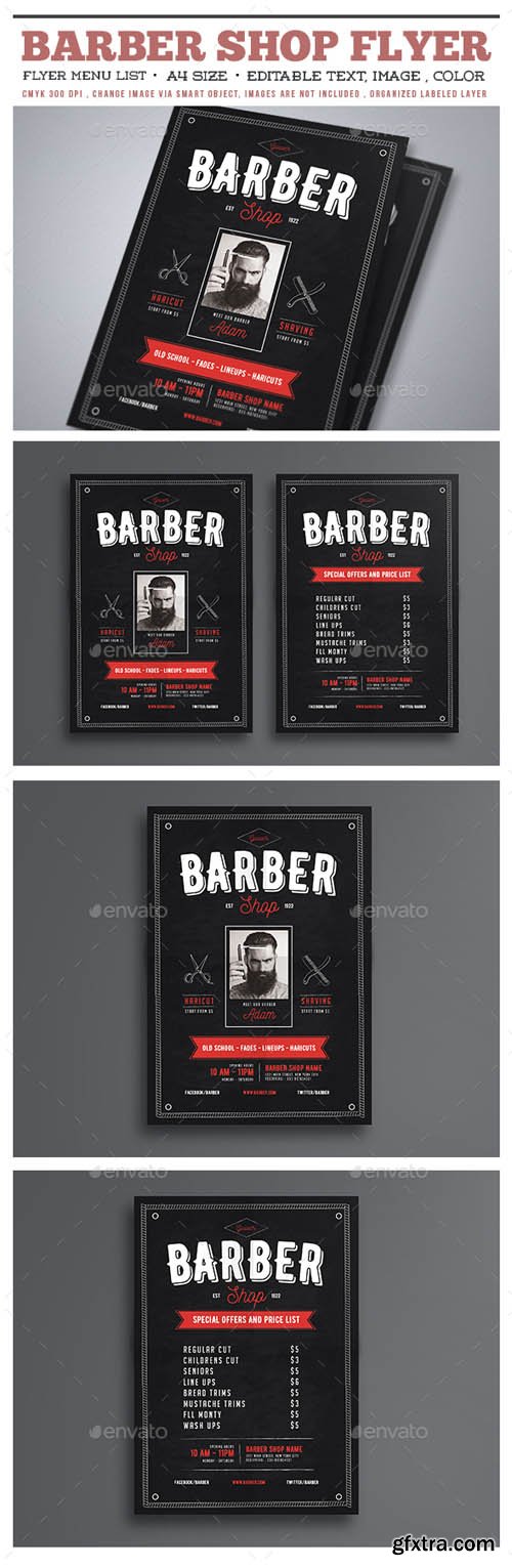 GR - Barber Shop Flyer 15625792