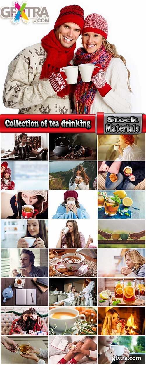 Collection of tea drinking tea family woman man 25 HQ Jpeg