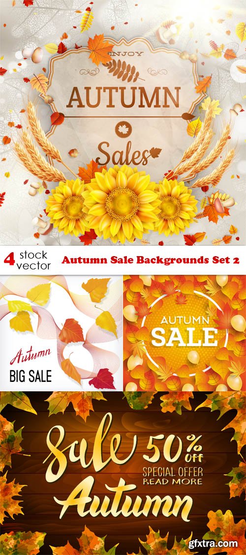 Vectors - Autumn Sale Backgrounds Set 2