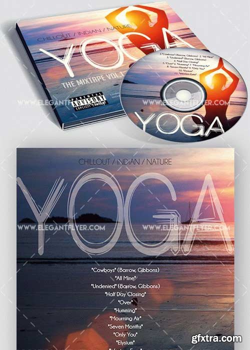 Yoga CD Cover PSD V4 Template