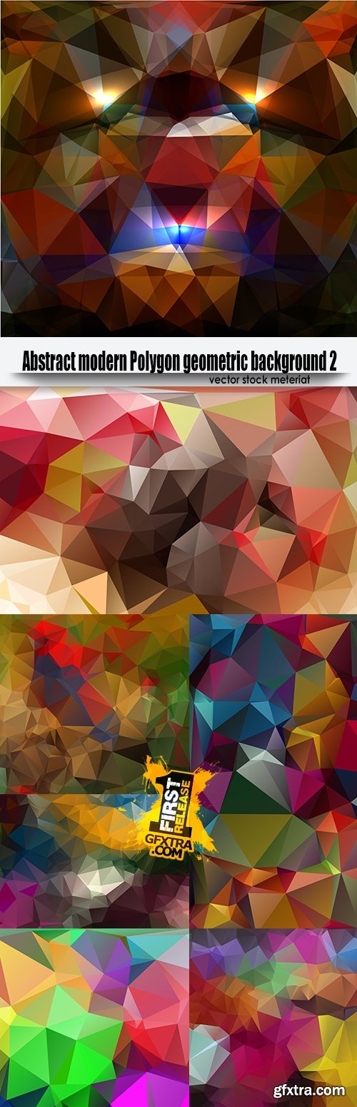 Abstract modern Polygon geometric background 2