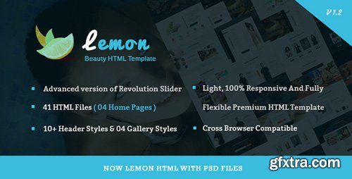 ThemeForest - Lemon v1.2 - Spa and Beauty Responsive HTML5 Template - 17330263